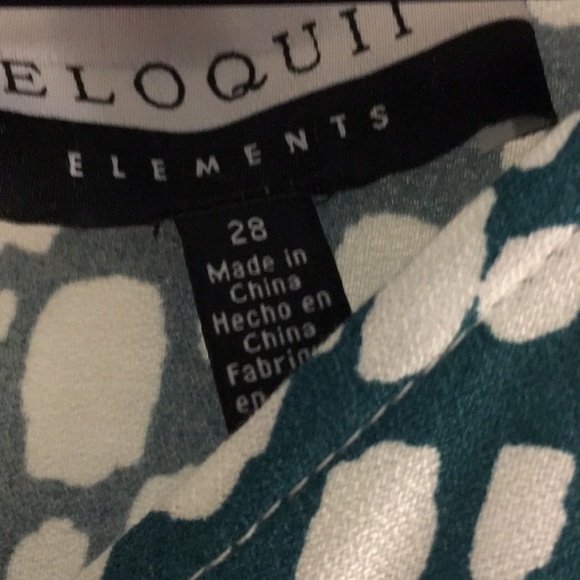 28W Eloquii “Shower of Hail” Swingy Dress with Double Tier Hem - Picture 13 of 17